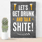 FUNNY Bar Sign Garden Signs Hanging Home Bar Sign Alcohol Gift