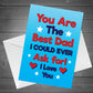 Best Dad Card For Birthday A6 Card Thank You Card For Dad