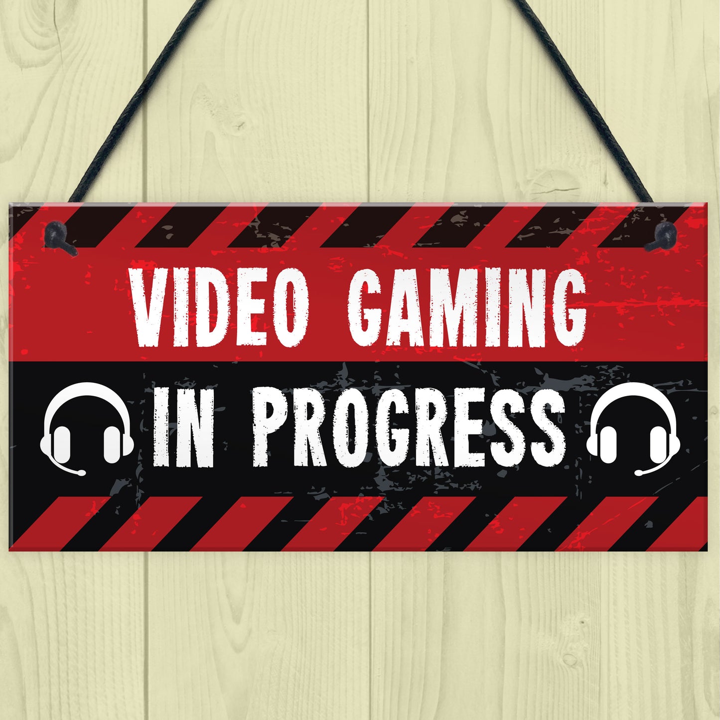 Gaming In Progress Novelty Games Room Boys Bedroom Signs