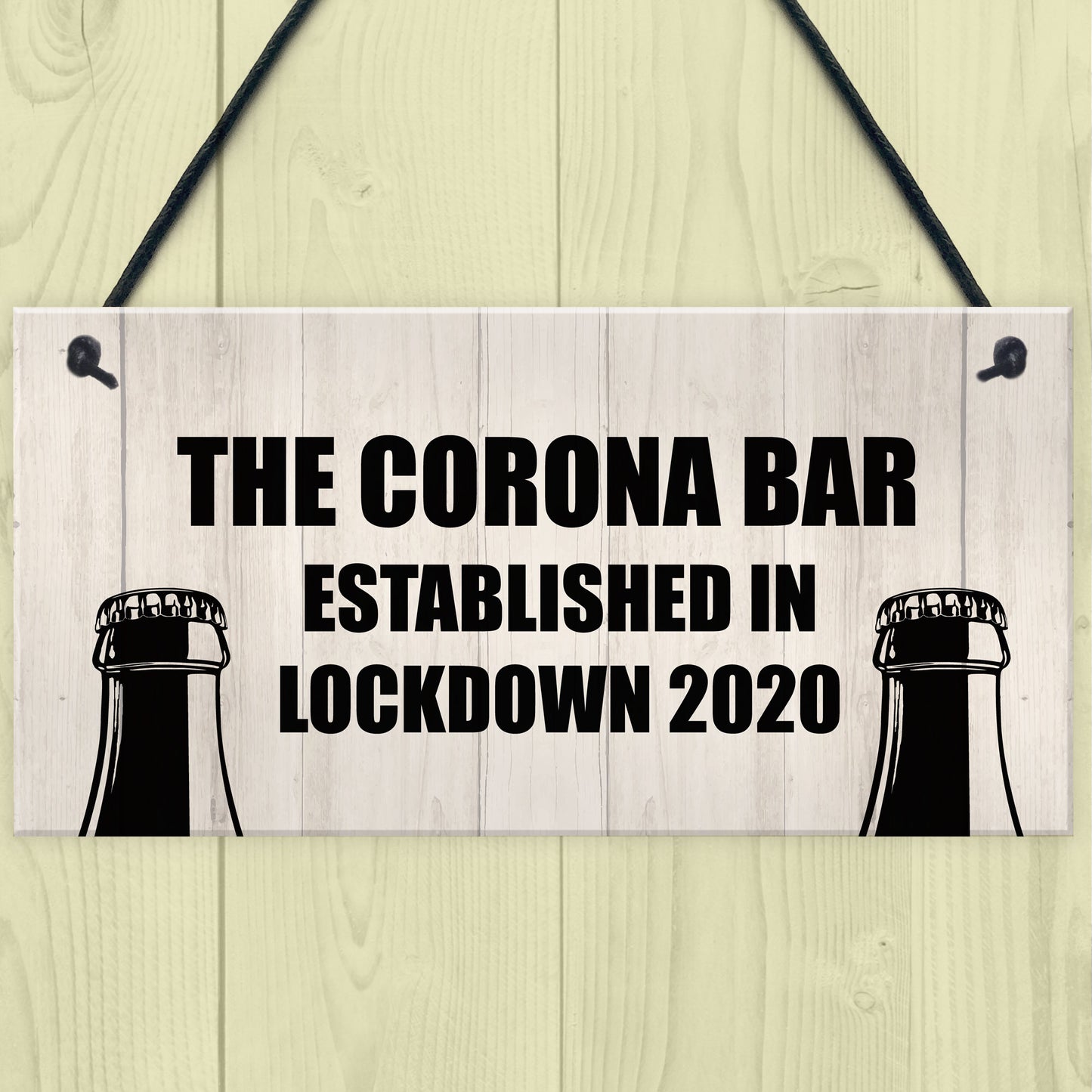 Funny Bar Sign For Garden Man Cave Home Bar Lockdown Corona Bar