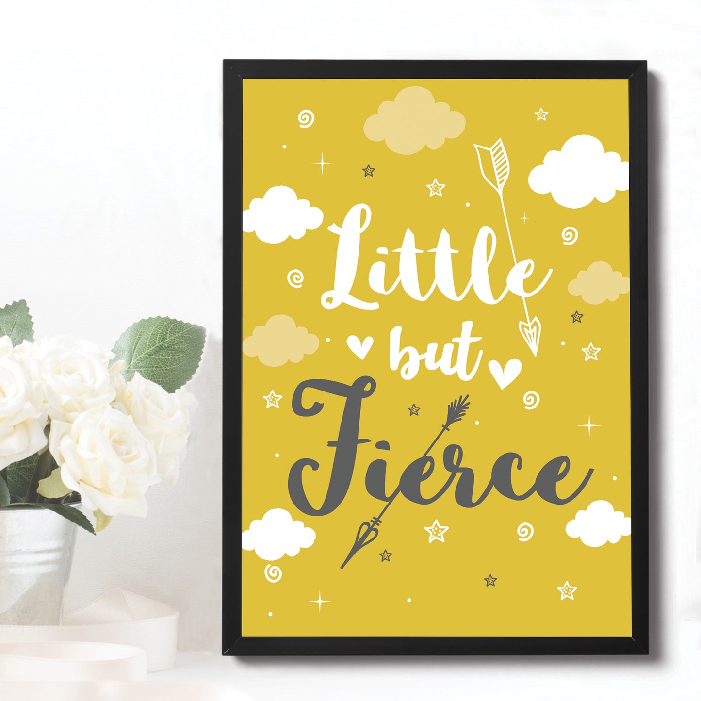 Cute Nursery Print Framed For Girls Bedroom Nursery Print Girl