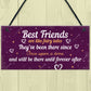 Birthday Gift For Best Friend Hanging Plaque Christmas Card Gift