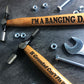 Funny JOKE Christmas Birthday Gift For Dad Engraved Hammer Gift