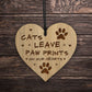 Memorial Plaque For Cat Engraved Heart Cat Gift Cat Sign