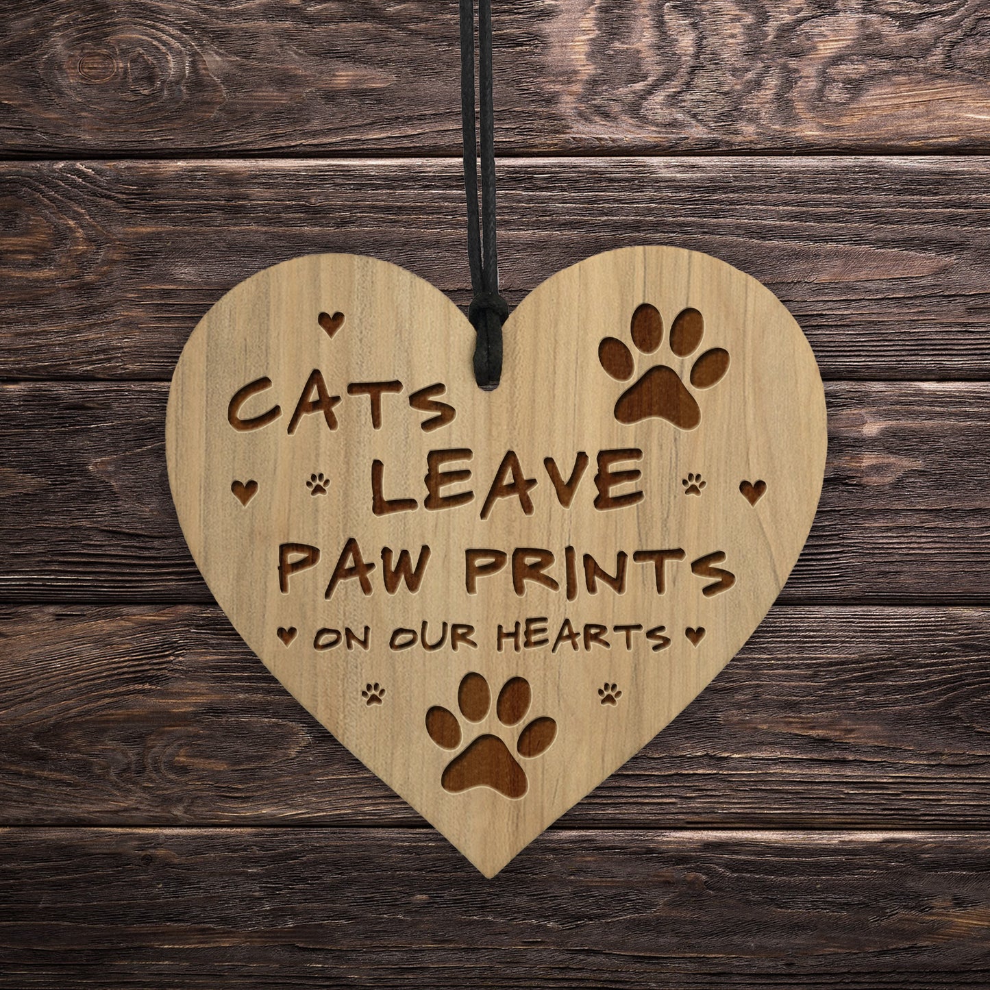 Memorial Plaque For Cat Engraved Heart Cat Gift Cat Sign