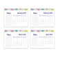 2024 A5 Desktop Office Planner Calendar One Month to View Home