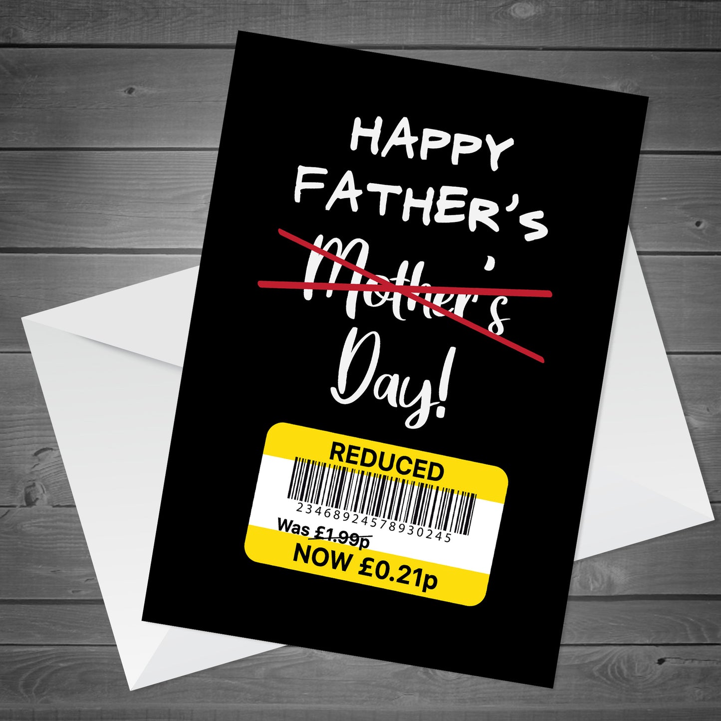 Funny Fathers Day Card For Dad Reduced Card Cheap Dad Card