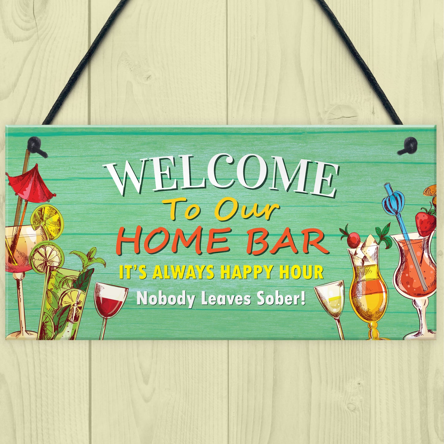 Home Bar Welcome Sign Funny Bar Accessories For Home Pub