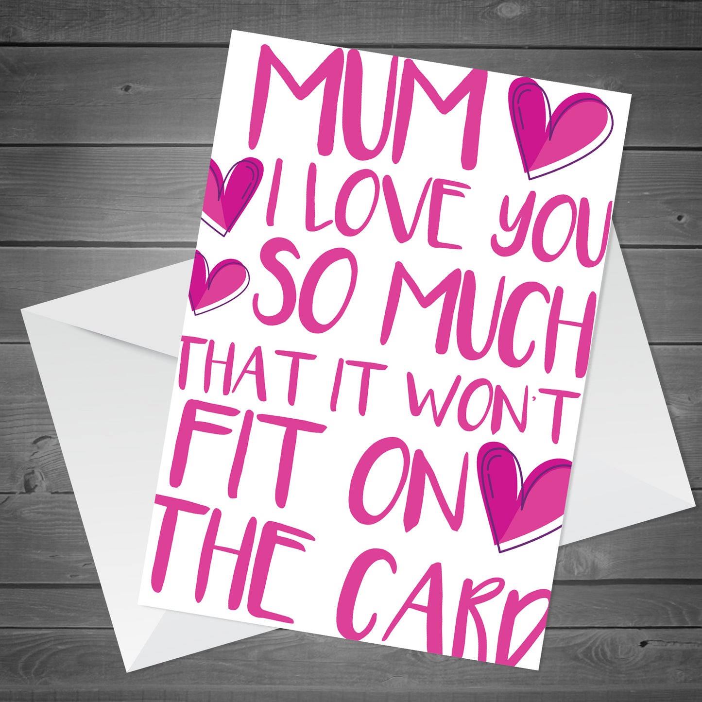 Mum Card From Daughter Son Novelty Joke Birthday Mothers Day