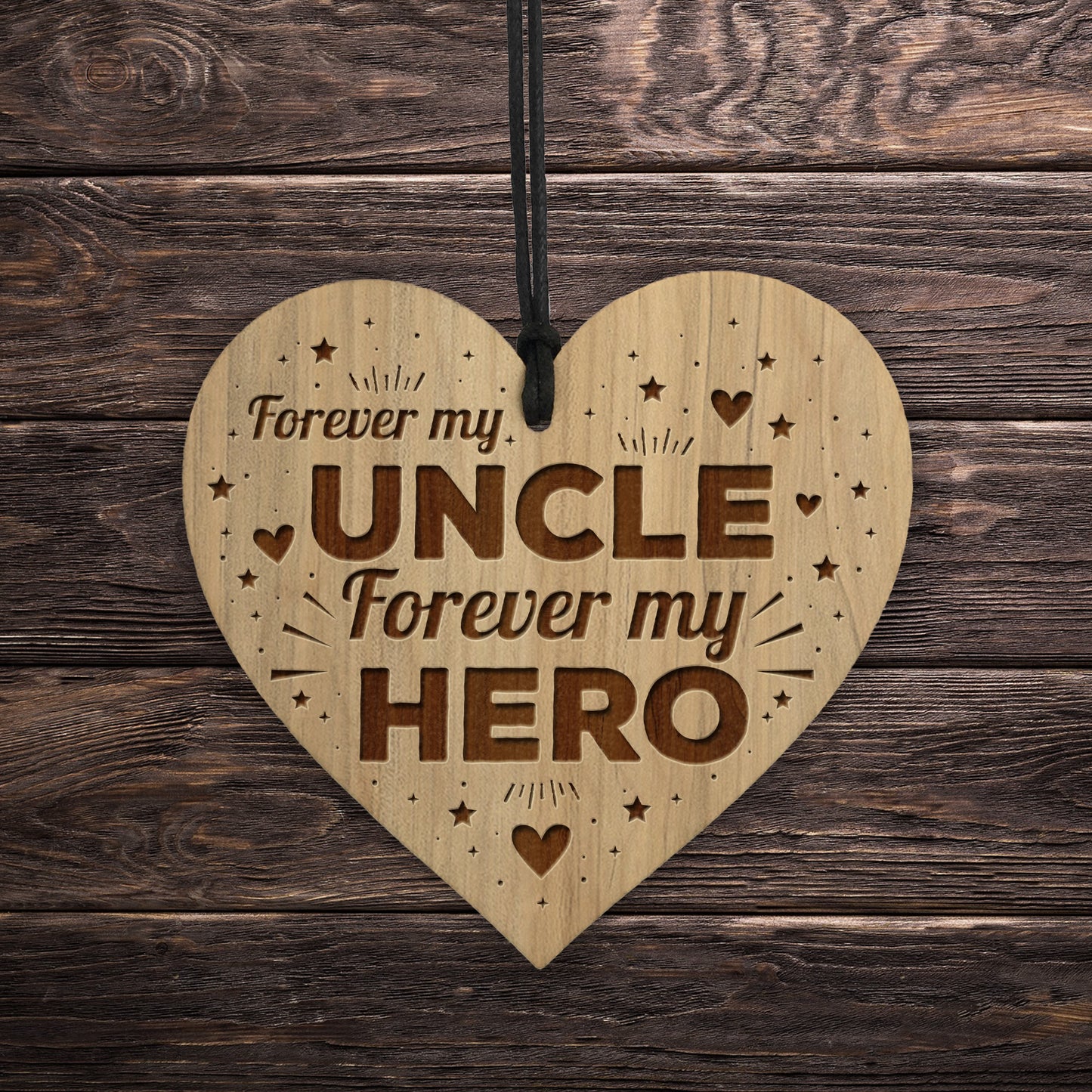 Uncle Gift Ideas For Birthday Christmas Engraved Heart Hero