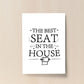 Bathroom Sign For Toilet Loo Funny Print Home Decor Wall Art