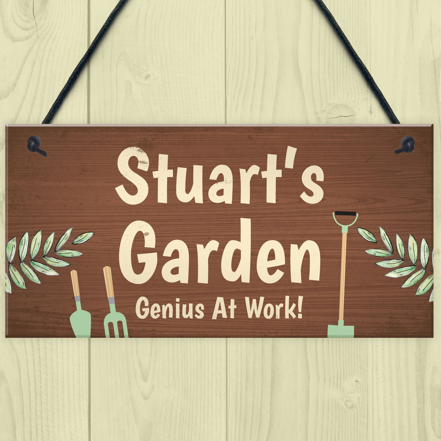 PERSONALISED Garden Sign Dad Gift Grandad Gift For Men Shed Sign