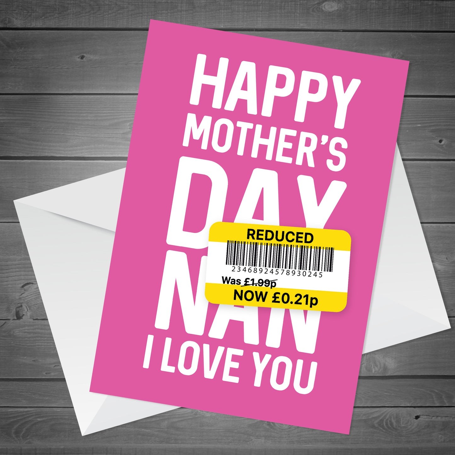 Nan Mothers Day Card Funny Mothers Day Card Funny Card