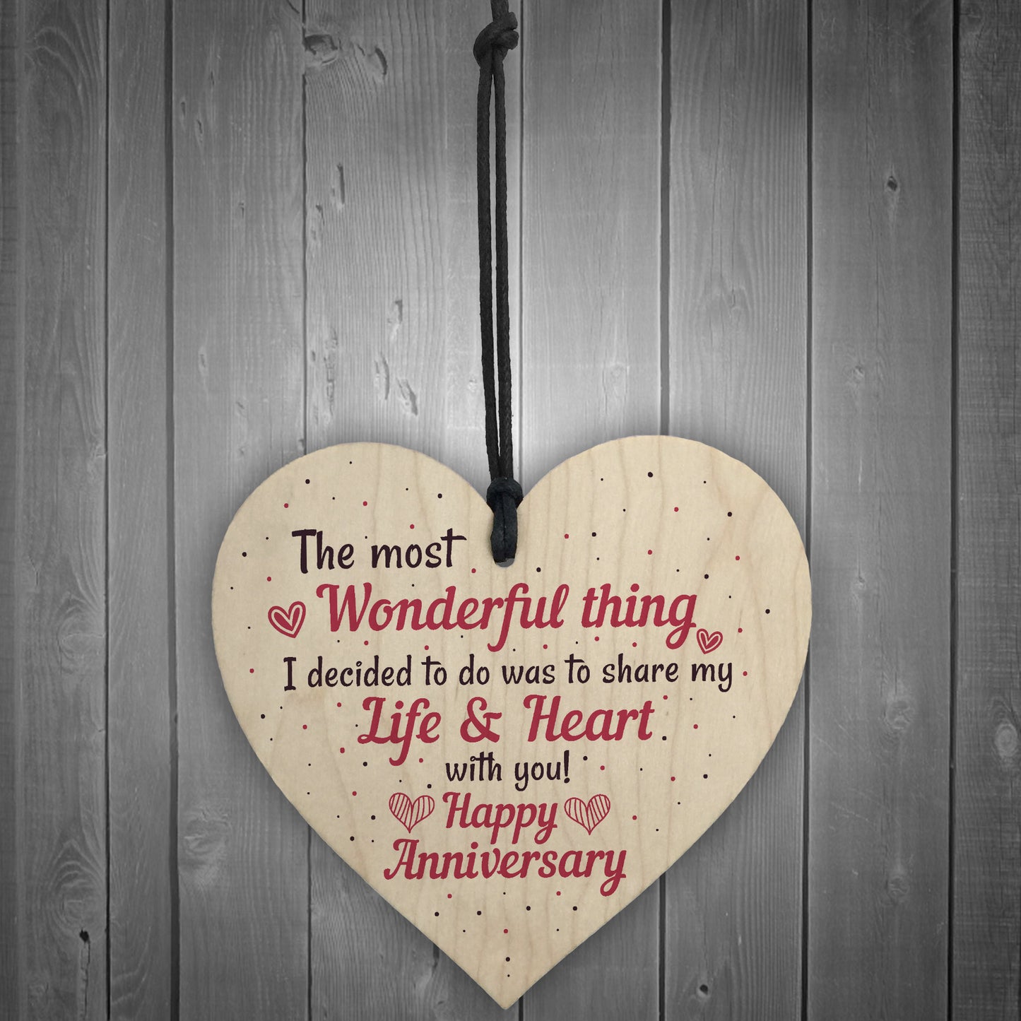 Gifts For Her Wedding Anniversary Card Gifts For Wife Heart