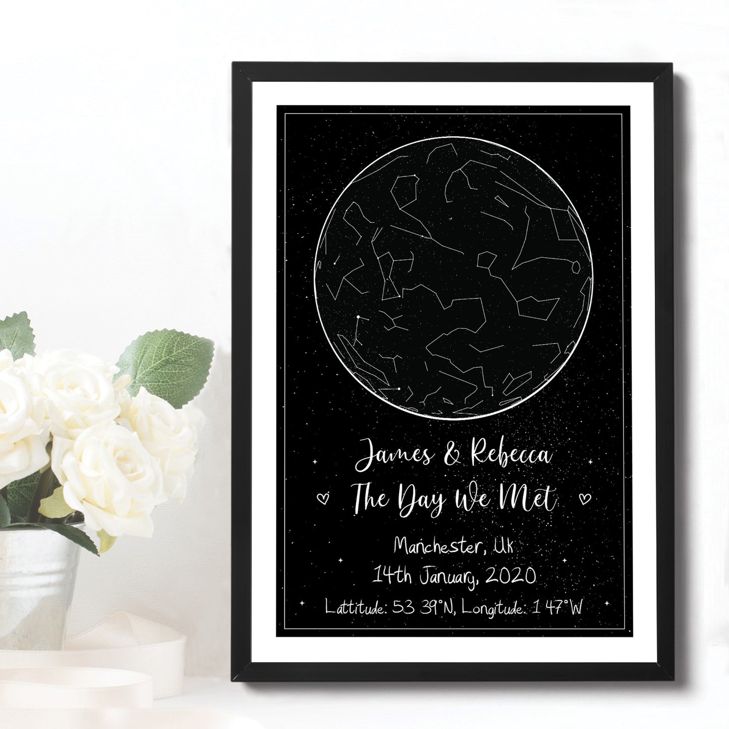 Anniversary Gifts For Boyfriend Husband Personalised Star Map