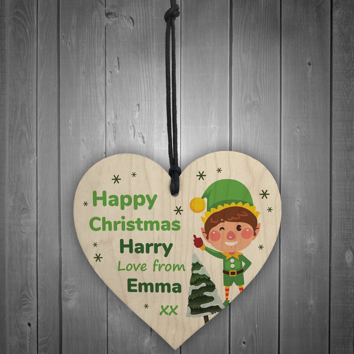 Funny Christmas Gifts For Brother Personalised Novelty Heart