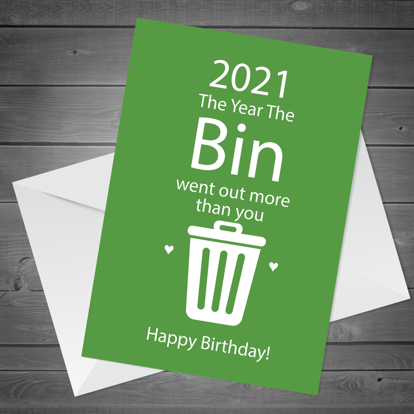 Funny Birthday Card For Men Women 2021 Lockdown Design Card