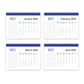 Month To View 2024 Calendar Spiral Bound Planner for Home Office