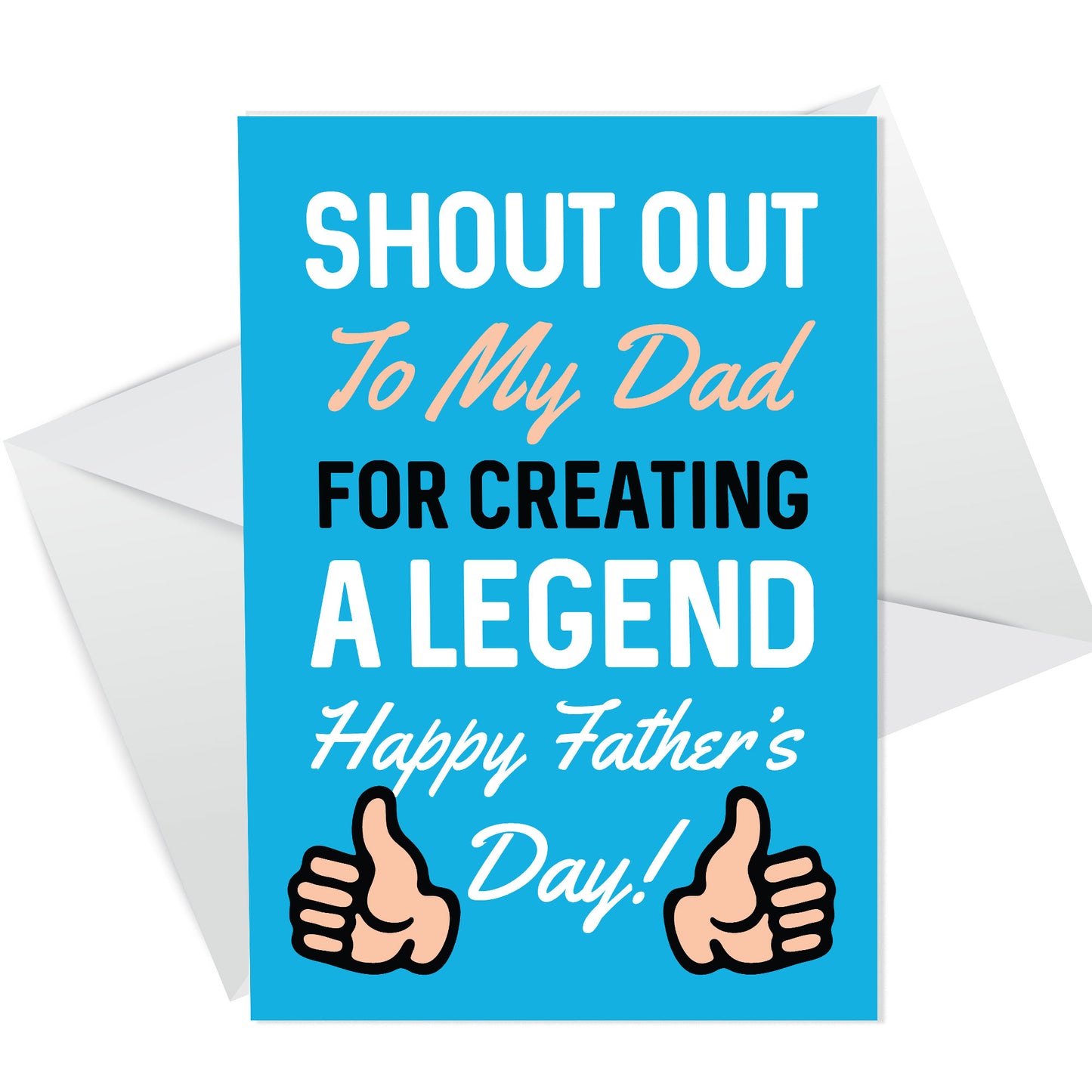Fathers Day Gifts Funny Fathers Day Card BEST DAD EVER Gift