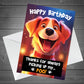 Funny Birthday Card From Dog To Mum Dad Funny Card From The Dog