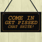 Funny Rude Bar Signs Plaques For Home Bar Man Cave Novelty