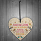 Auntiecorn Auntie Birthday Xmas Wood Heart Novelty Auntie Gift