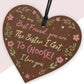 Best FRIEND Sister Gifts Wooden Hanging Heart Birthday Gift