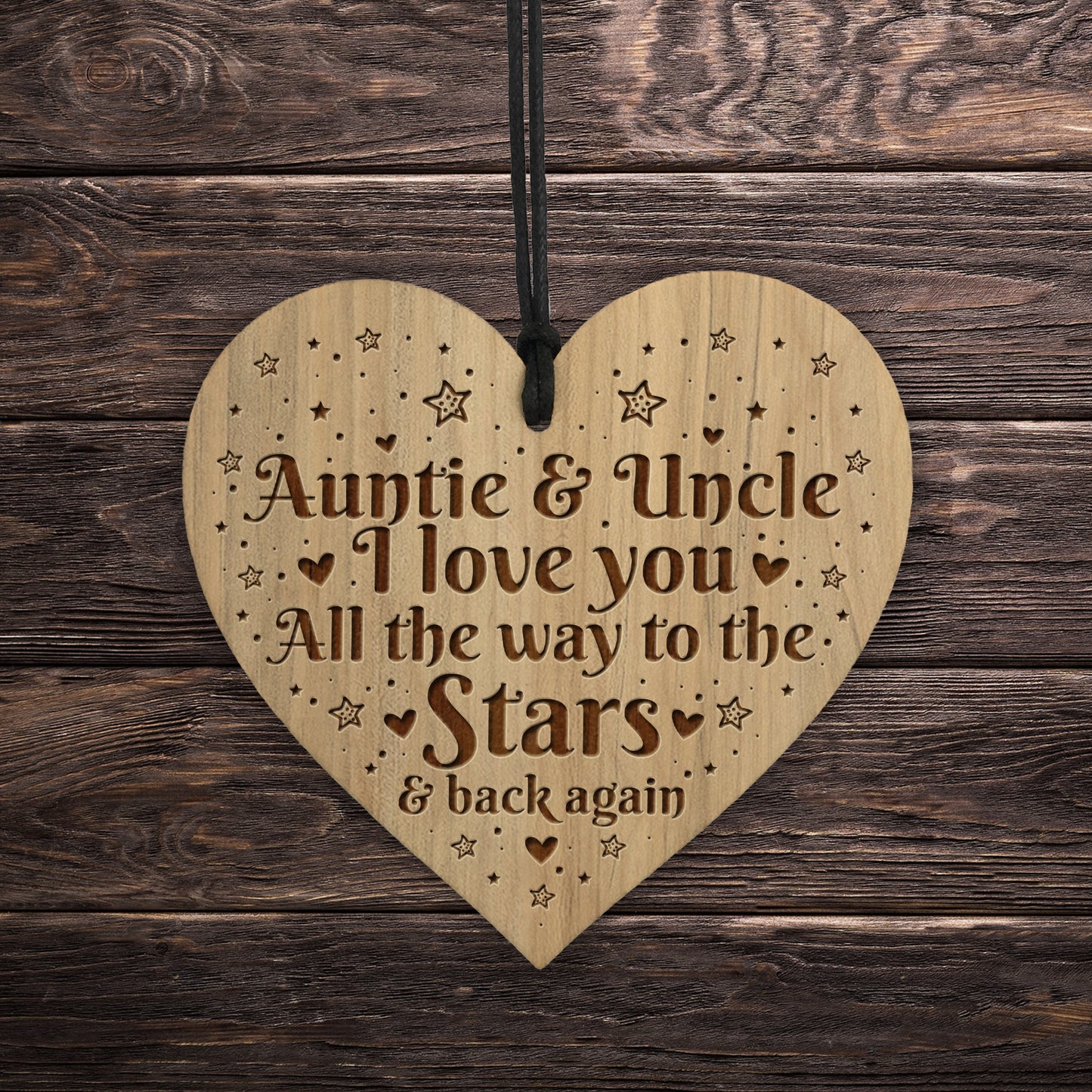 Auntie And Uncle Gift Ideas Engraved Heart Auntie Gifts Uncle