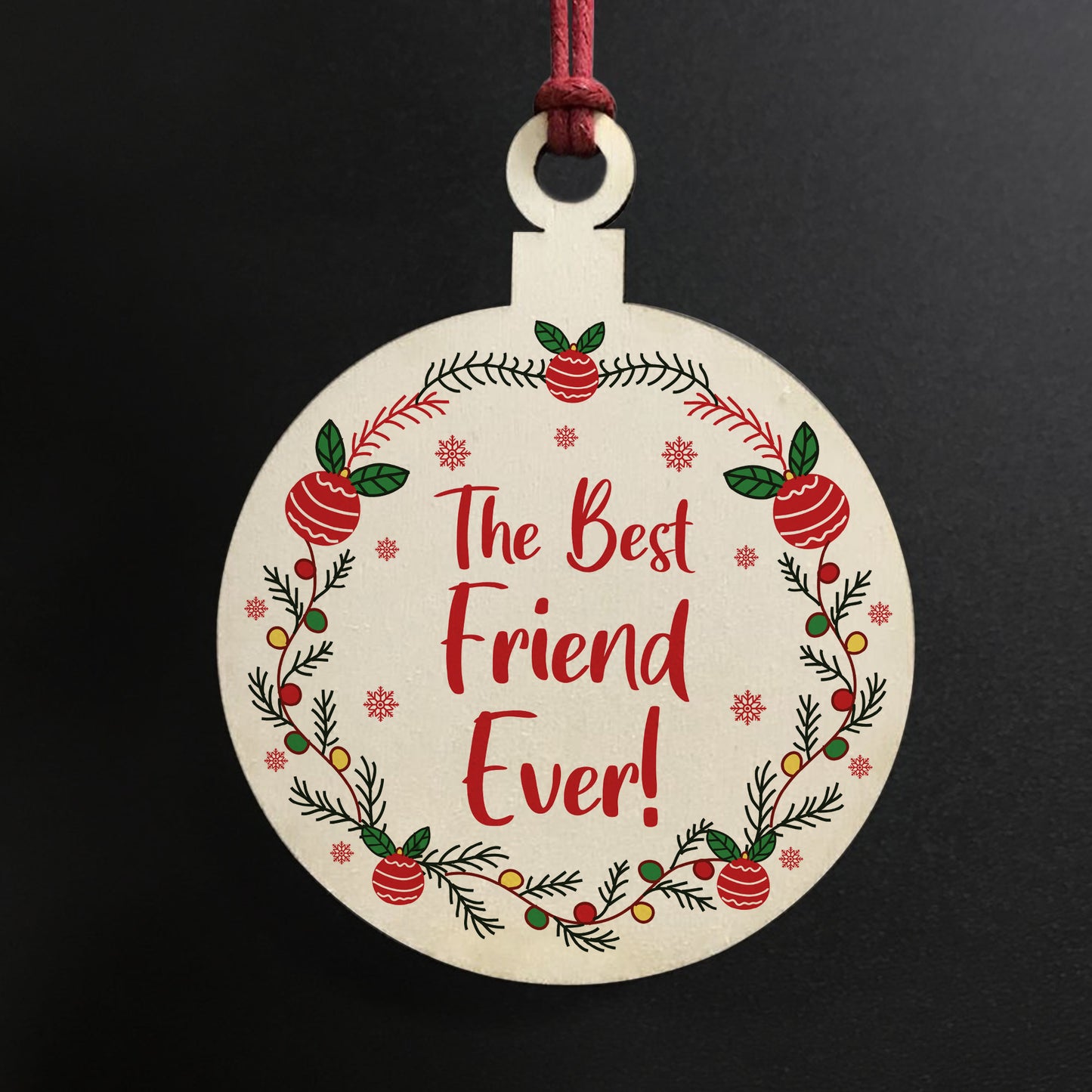 Best Friend Christmas Bauble Tree Decoration Gift For Friend