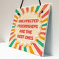 Best Friend Unexpected Friendships Sign Colourful Love Plaque