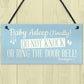 Baby Asleep Bedroom Door Sign Baby Sleeping New Born Mum Sign
