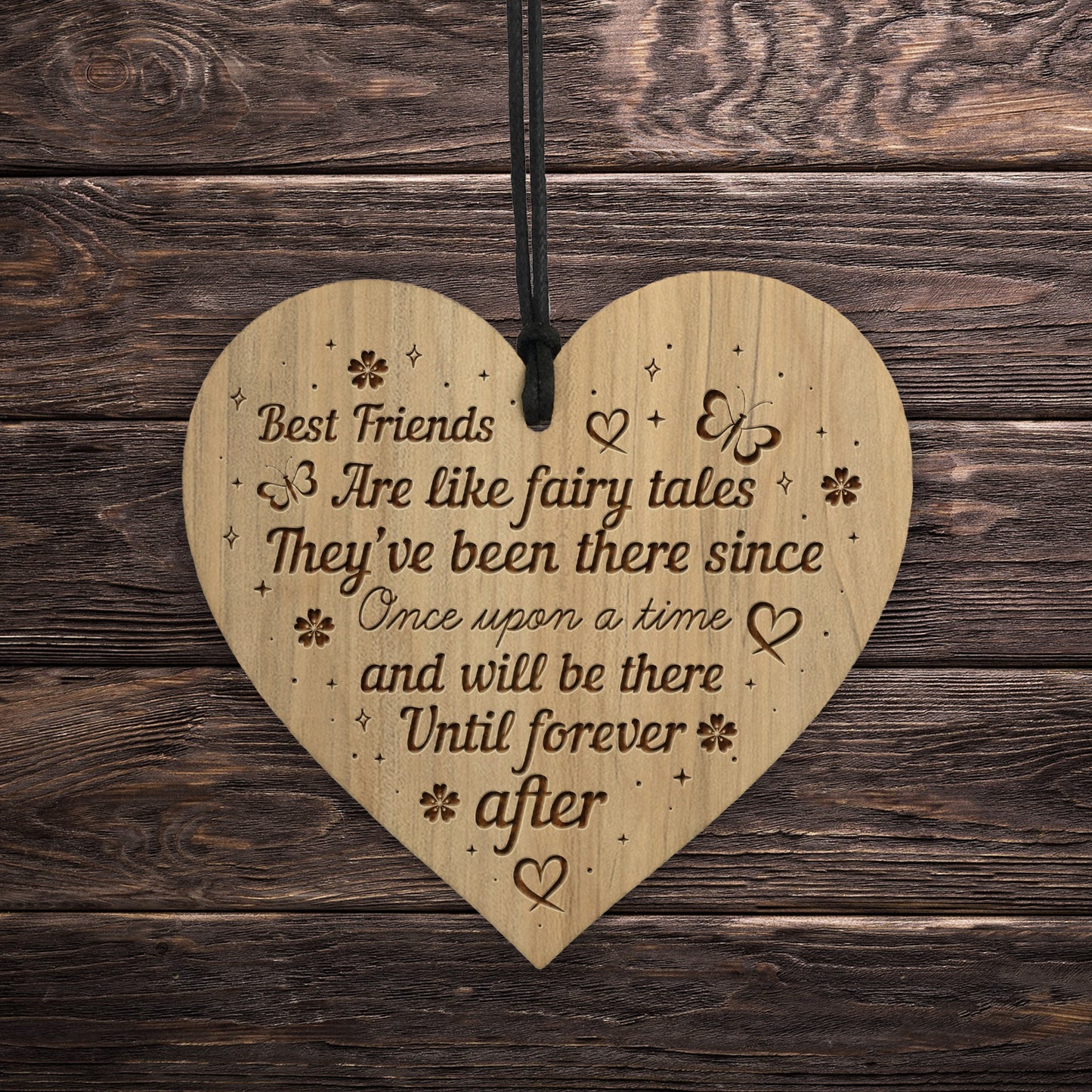 Special Best Friend Sign Engraved Heart Friendship Sign