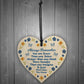 Best Friends Wooden Hanging Heart Inspirational Birthday Gift