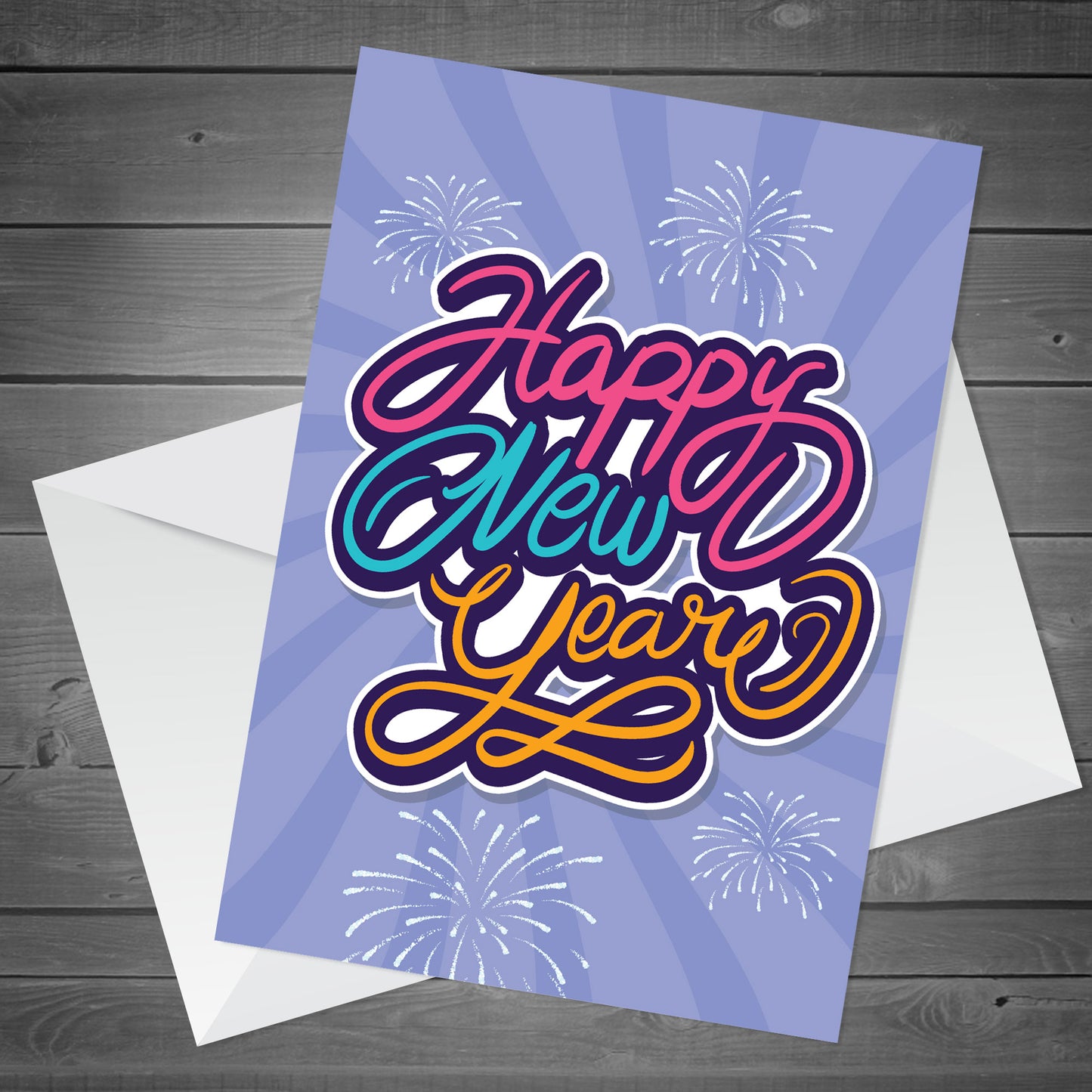 New Year Card For Women Happy New Year Card with Envelope Auntie