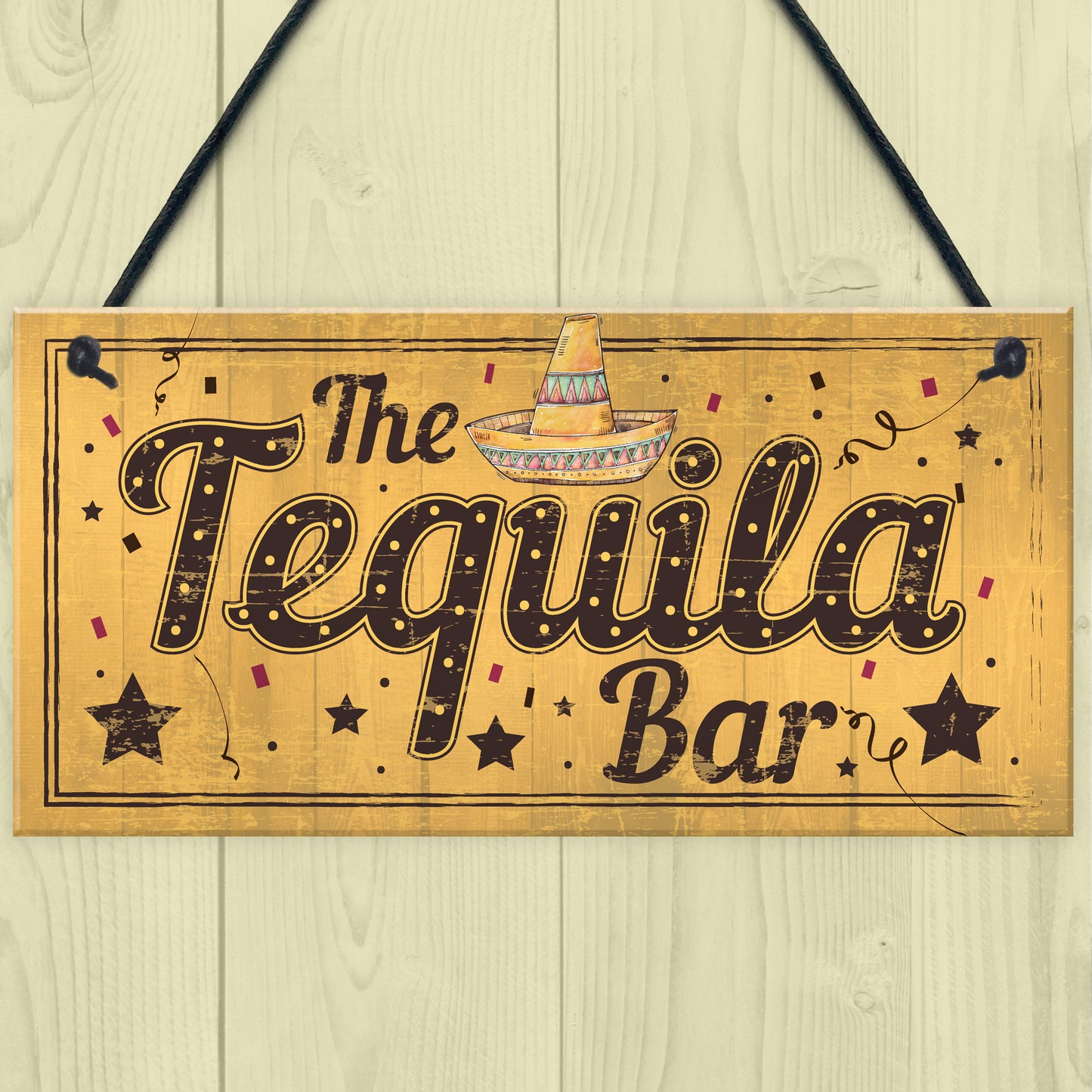 Shabby Chic The Tequila Bar Garden Home Bar Shed Pub Plaque