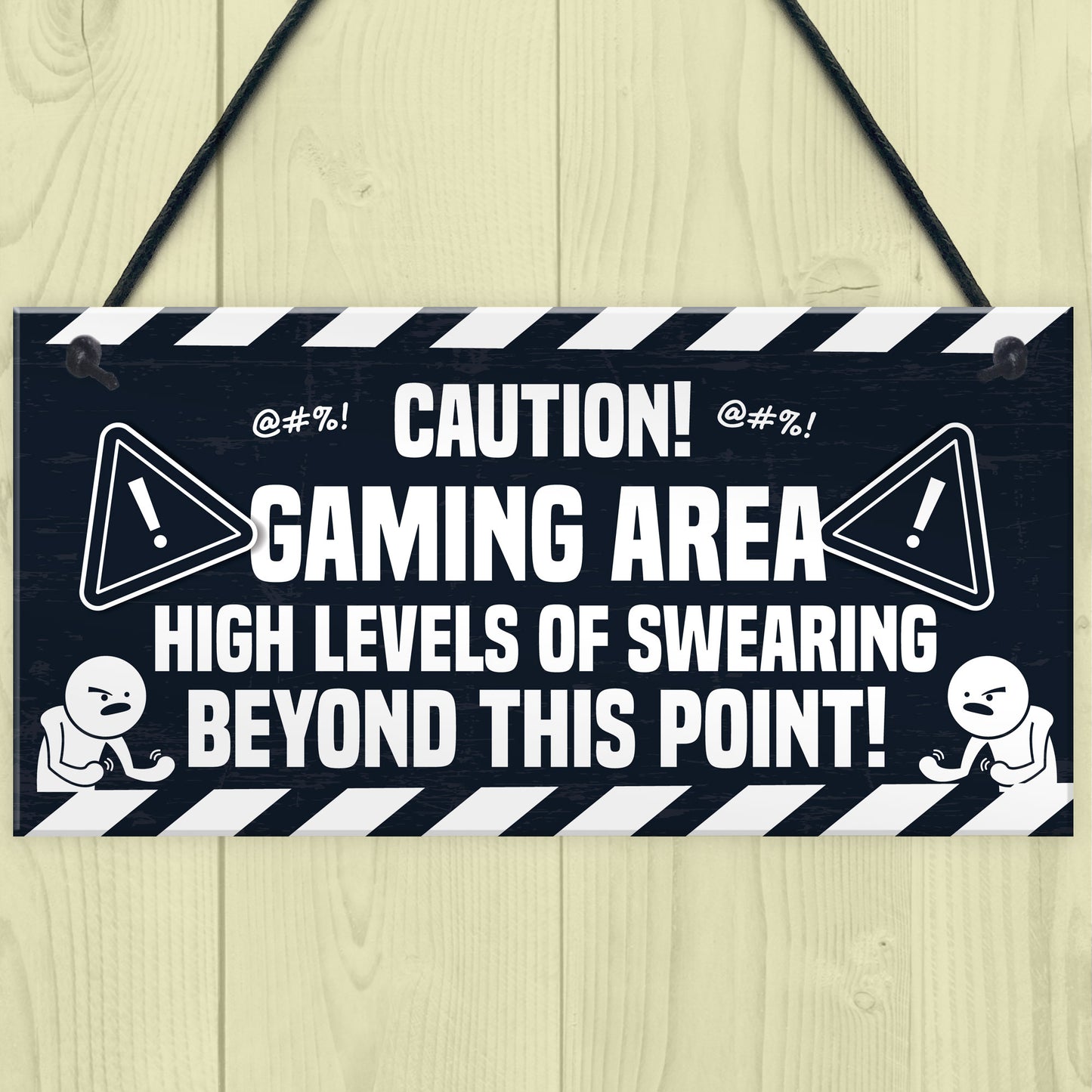 Funny Rude Gaming Sign Gamer Gift For Son Brother Xmas Birthday