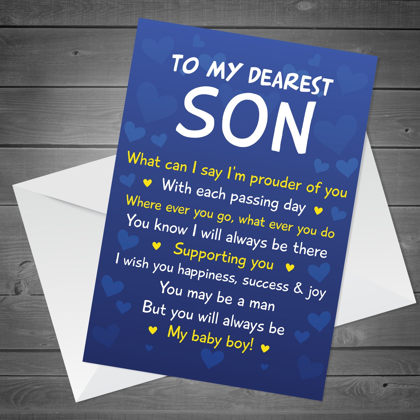 Card For Son Birthday Son Card From Mum Dad Card For Him