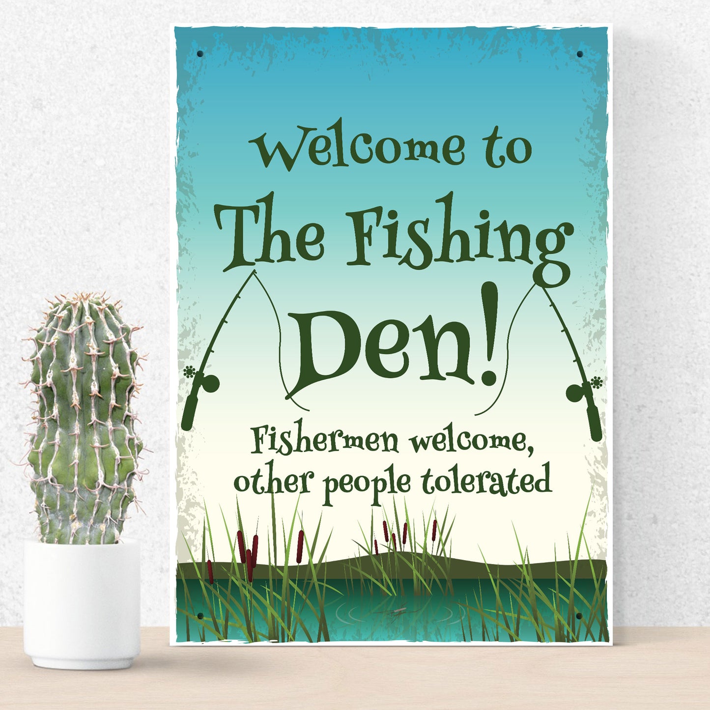 The Fishing Den Fishing Accessories Hanging Shed Garage Man Cave
