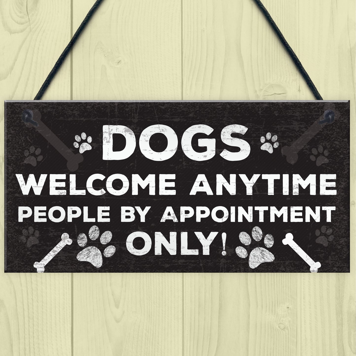Dog Signs For Home Funny Hanging Wall Plaque Funny Pet Signs