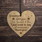 Nan Grandad Gift Engraved Heart Grandparent Gift Sign Birthday