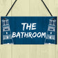 THE BATHROOM Sign Nautical Theme Toilet Loo Bathroom Sign