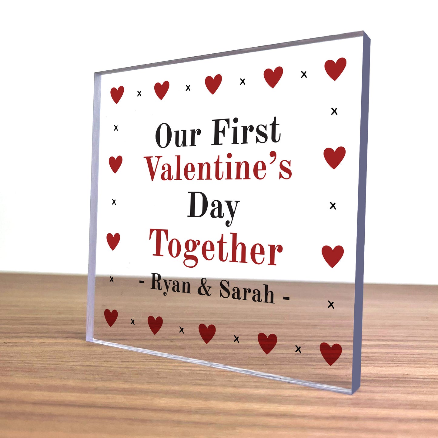 Personalised 1st First Valentines Day Together Gift For Her Him