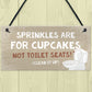 Beige Signs Plaques For Bathroom Toilet Loo Novelty Home Decor
