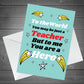 Thank You Teacher Card HERO Appreciation Card Ideal For Leaving