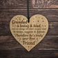 Grandad Plaque Engraved Heart Grandad Birthday Christmas Gift