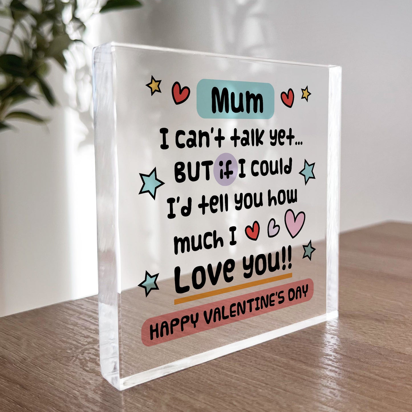 Happy Valentines Gift For Mum From New Baby Daughter Son