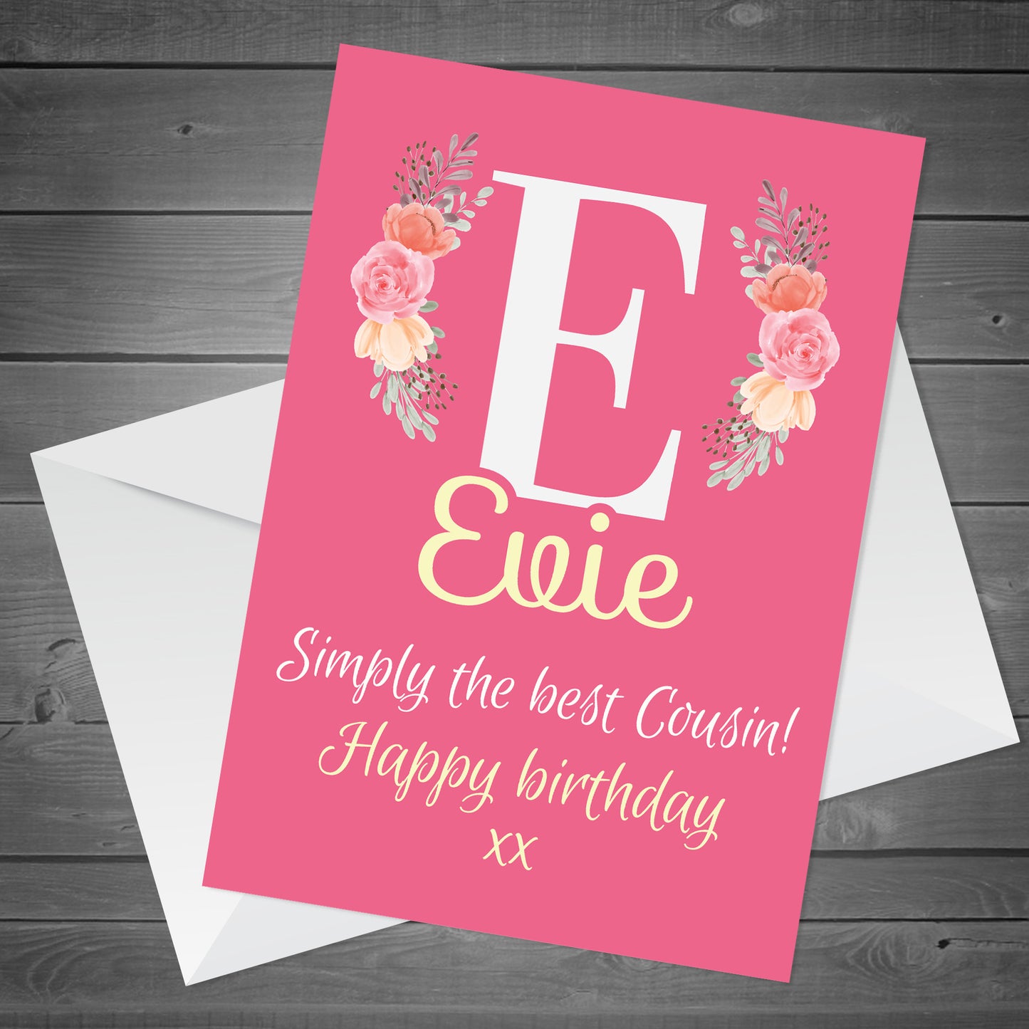 Personalised Birthday Card For Cousin Best Friend Cousin