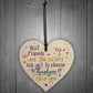 Best Friend Sister Friendship Gifts Wooden Heart Birthday Plaque