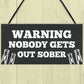 Funny WARNING Sign For Bar Home Bar Pub Hanging Wall Door Sign