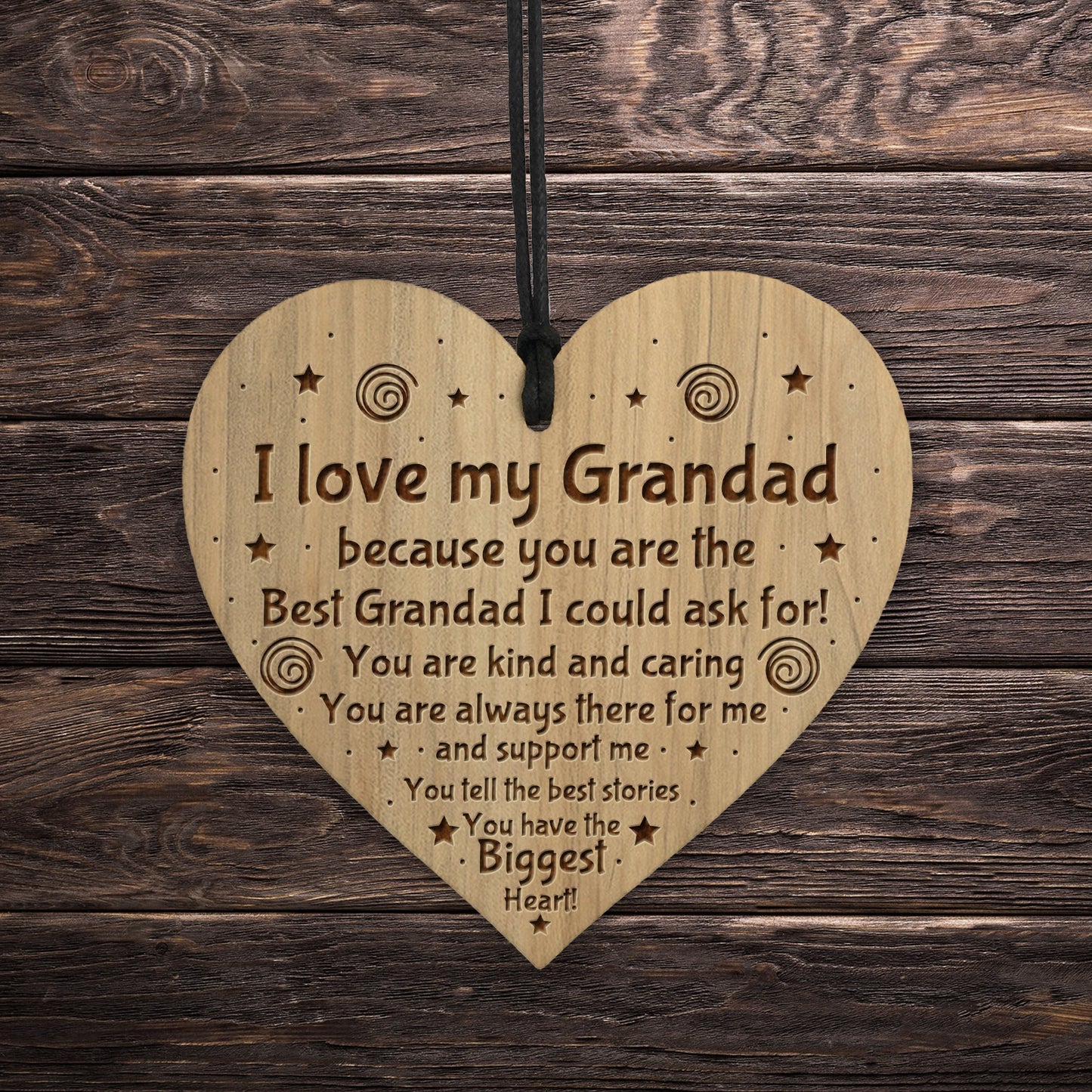 Grandad Gifts LOVE Gift For Grandad Birthday Christmas Engraved
